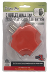 Heavy Duty 3 Outlet Wall Tap