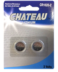 CR1620-2 PACK BUTTON BATTERY