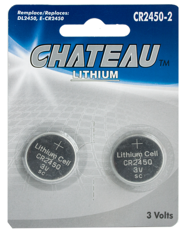 2 CR2450-2 CHATEAU BATTERY