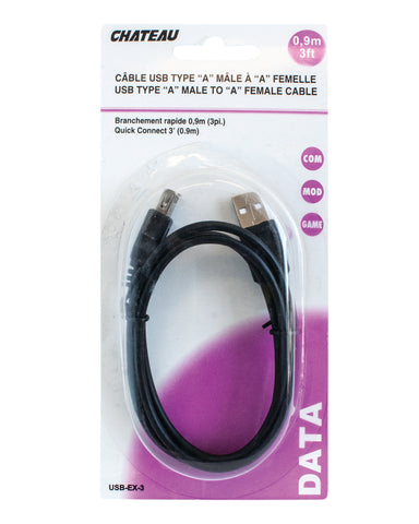 USB Extension CABLE 3 ft